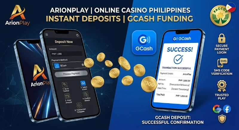 How to deposit at ArionPlay with GCash Philippines step by step