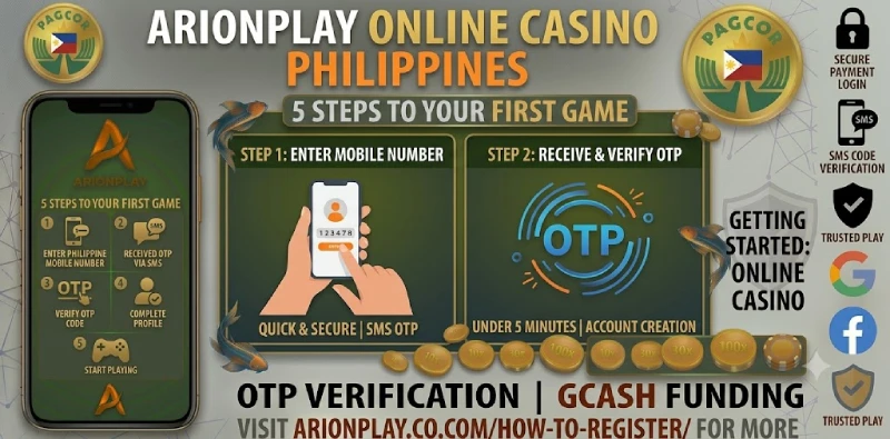 How to register at ArionPlay online casino Philippines step by step
