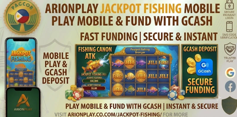 Jackpot Fishing played on mobile at ArionPlay with GCash deposit