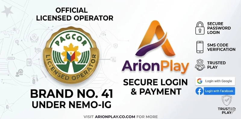 ArionPlay login page SMS code and password sign in