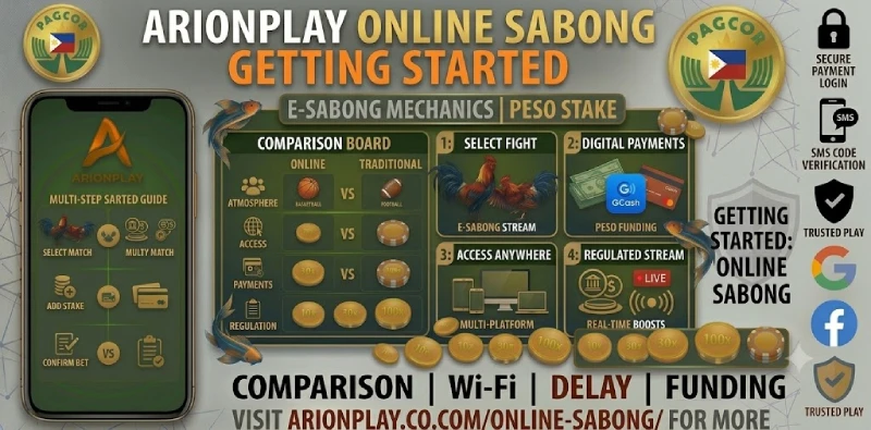 Getting started online sabong ArionPlay register GCash e-sabong lobby