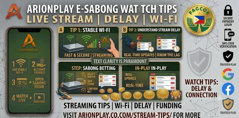 E-sabong watching tips live stream delay Wi-Fi connection