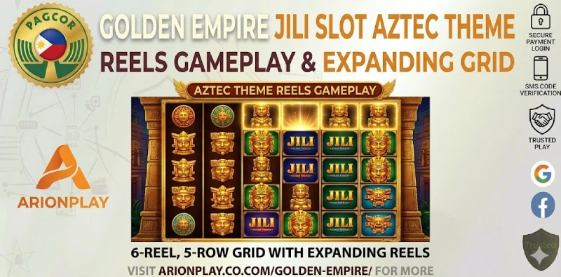 Golden Empire JILI slot Aztec theme reels gameplay