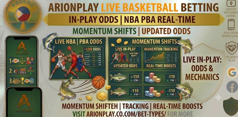 Basketball Betting Philippines - How to Bet on NBA & PBA 3 Live basketball betting in-play odds NBA PBA real-time ArionPlay