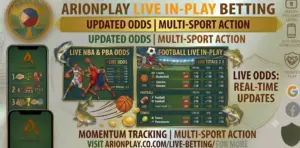 Live betting ArionPlay in-play odds Philippines basketball football