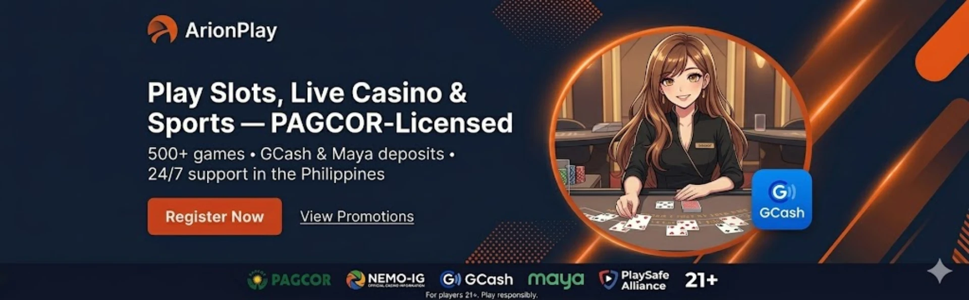 Play Slots, Live Casino & Sports — PAGCOR-Licensed