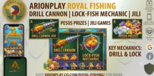 Royal Fishing JILI gameplay drill cannon lock fish Philippines
