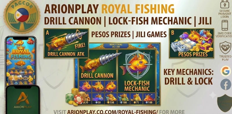 Royal Fishing by JILI - How to Play and Win 1 Royal Fishing JILI gameplay drill cannon lock fish Philippines
