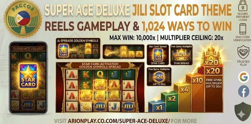 Super Ace Deluxe Star Card Golden Symbols free spins multiplier