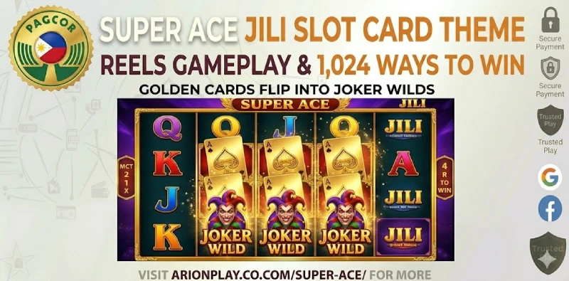 uper Ace Golden Cards Joker wild reels 2 3 4